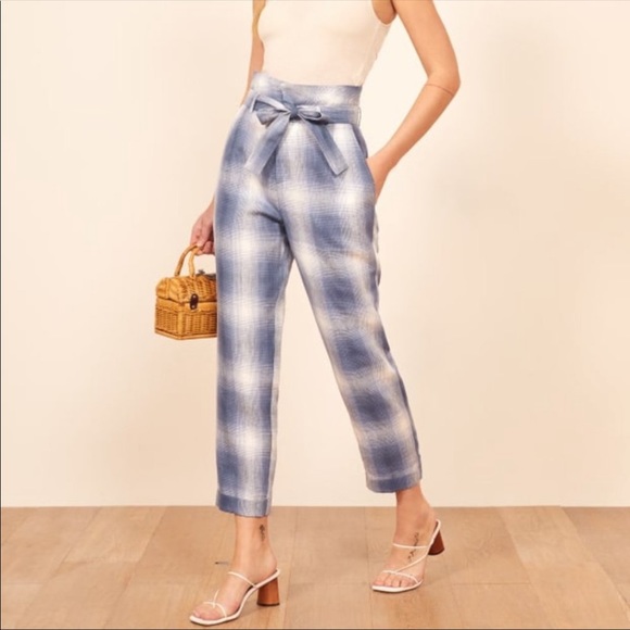 Reformation Bristol Pant in Ghost size 2 - Picture 2 of 6